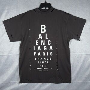 Balenciaga Oversized Graphic Tee “Optical” Size XS